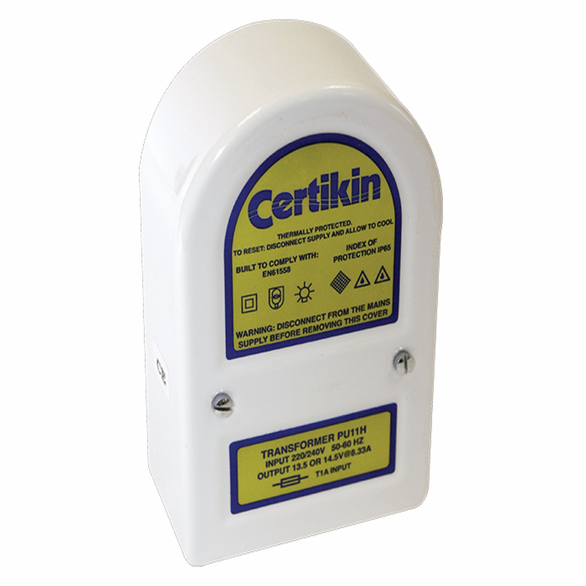 Certikin 120VA 12v IP65 Transformer PU11H