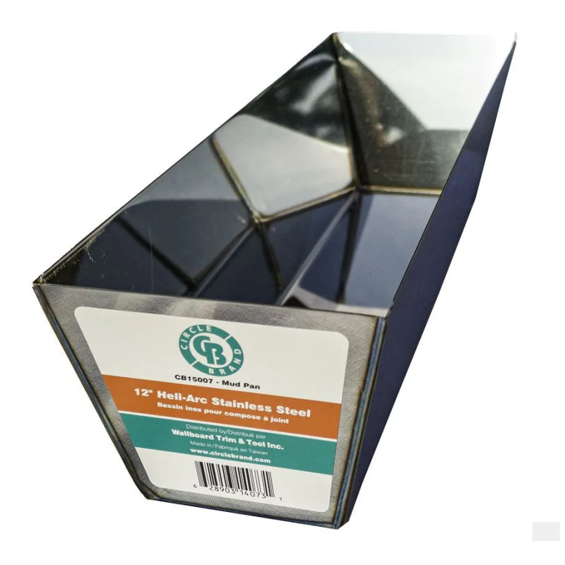 CIRCLE BRAND Heli-Arc Stainless Steel Mud Pan [CB15008]
