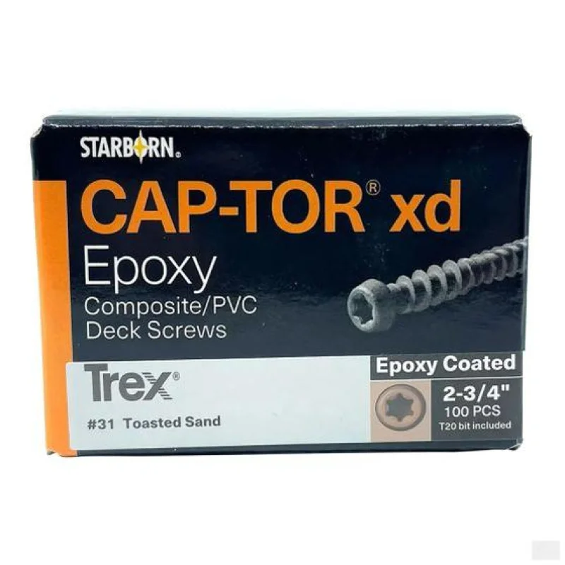 Deck Screws – Trex – Toasted Sand – 2 3/4″, 100/Pkg