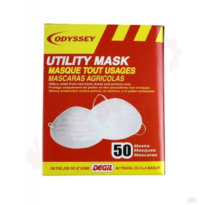 Degil Odyssey Dust Masks, 50/Pack