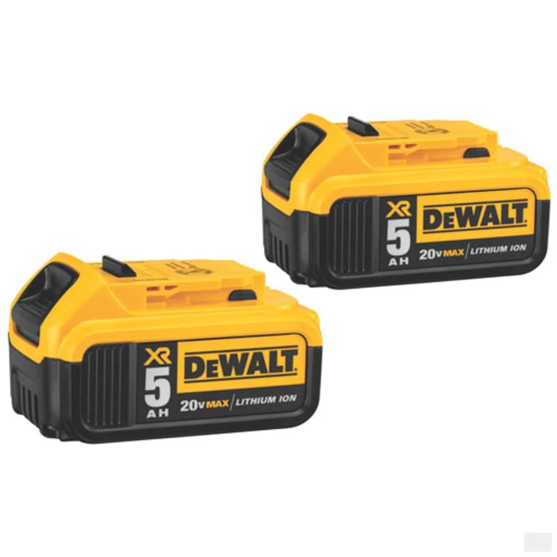 DEWALT2 Pack of 20V MAX Li-Ion Battery 5.0AH DCB205-2