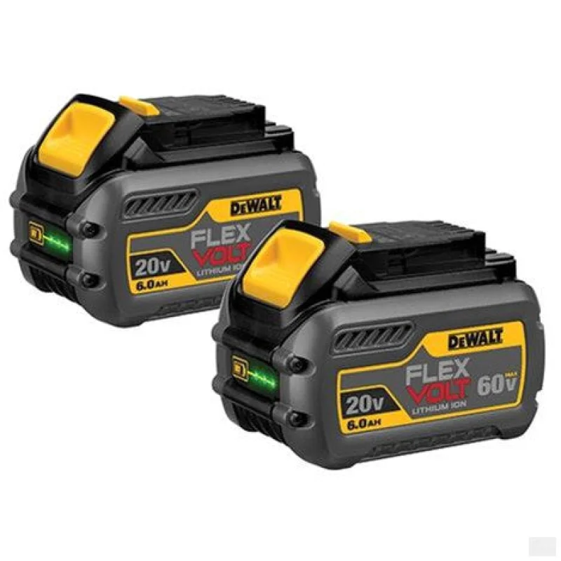 Dewalt20V/60V MAX* FLEX VOLT 6.0AH BATTERY 2PK DCB606-2