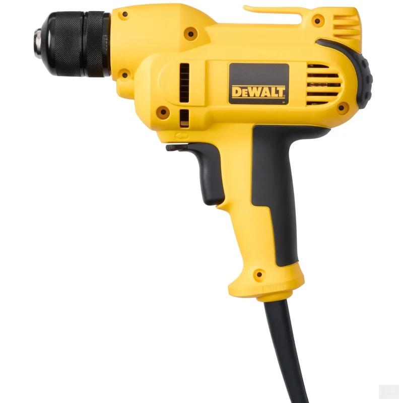 DEWALT | 3/8″ (10 mm) VSR Mid-Handle Drill Kit with Keyless Chuck DWD115K
