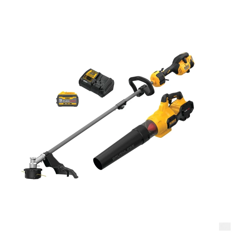 Dewalt 60V MAX* 17 in. Brushless Cordless Attachment Capable String Trimmer and Blower Combo Kit (DCKO266X1)