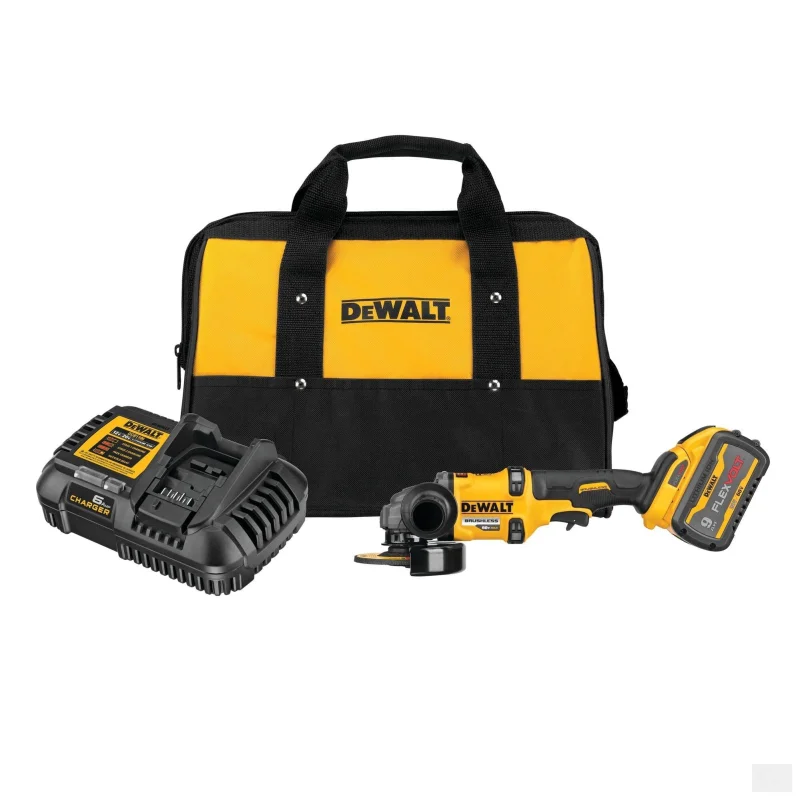 Dewalt 60V MAX* Brushless Cordless 4-1/2 in. – 6 in. Grinder with KICKBACK BRAKE Kit (DCG418X1)