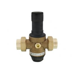 Resideo DS06-102-DUT-LF Pressure Regulating Valve 1" Double Union NPT 25-90 PSI