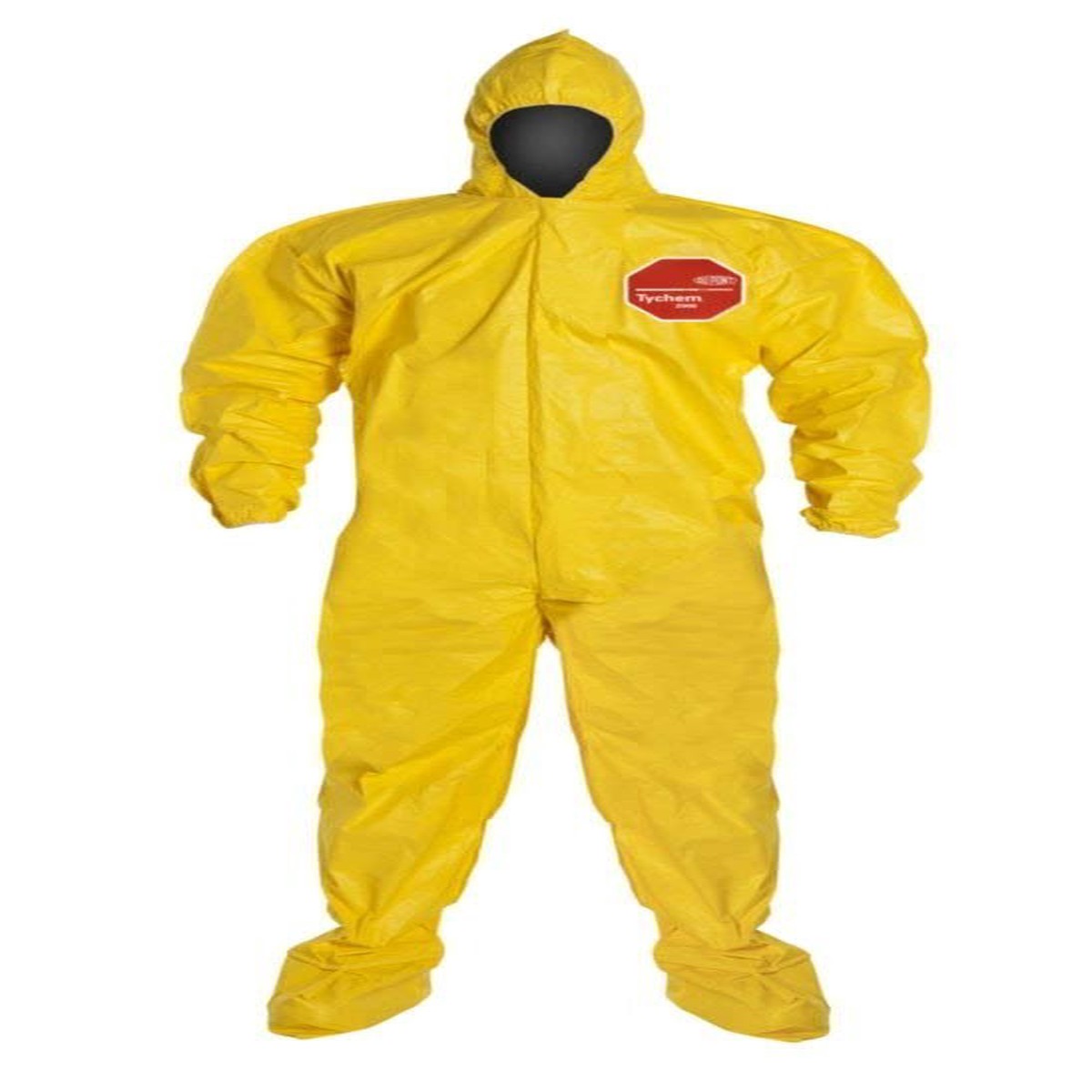 Dupont Tychem 2000 Disposable Chemical Resistant Coverall with Hood and Elastic Cuff