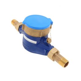 Dwyer Instruments WM2-A-C-03 3/4" Multi-Jet Water Meter Brass