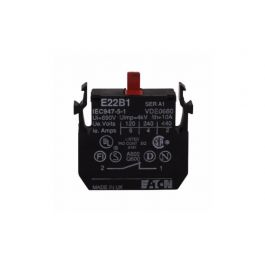 Cutler Hammer-Eaton E22B1 1N/C Push Button Contact Block