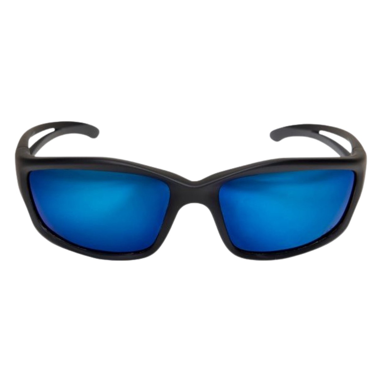 EDGE TSKAP218 Kazbek - Black Frame / Polarized Aqua Precision Blue Mirror Lenses