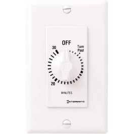 Intermatic FD30MWC 30-Minute Spring-Wound Timer Switch White 125-277V