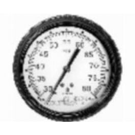 Johnson Controls H-5502-1003 Humidity Indicator 3 1/2" 30-80% RH