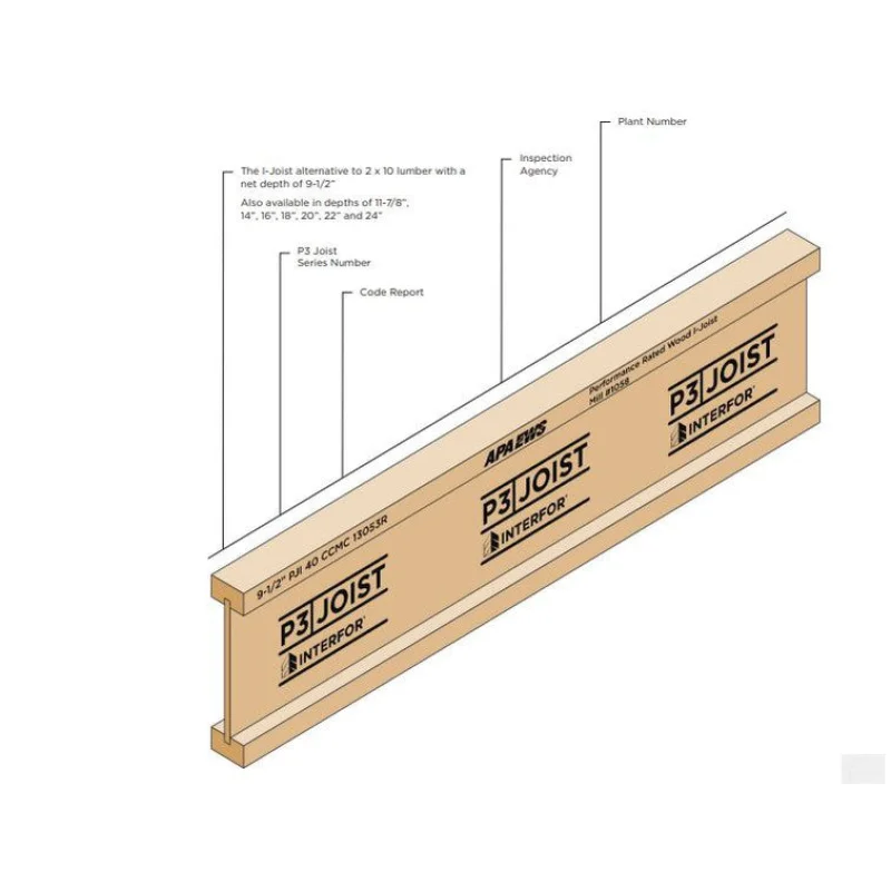 Interfor Eacom P3-Joist PJI-40 9-1/2″ – 12′