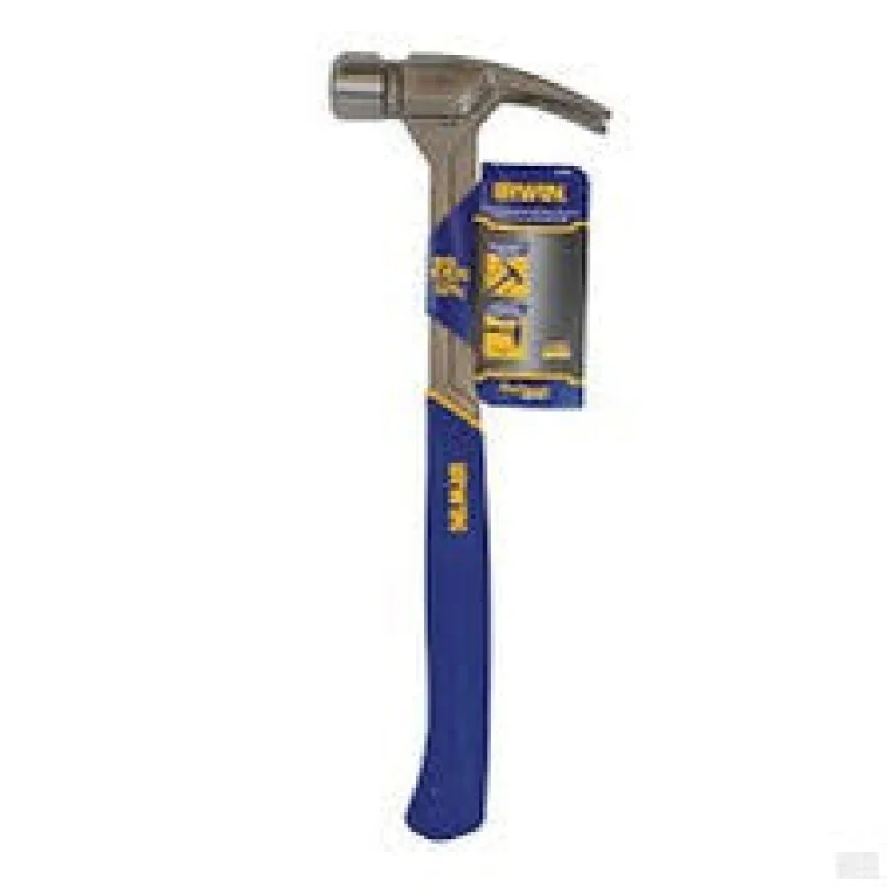 Irwin 22-oz Rip Claw hammer with One Piece Steel Construction, Anti-Slip Handle 1987828