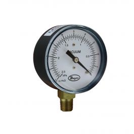 Dwyer Instruments LPG4-D8122N Low Pressure Gauge Bottom Mount 1/4" MNPT 0-15" WC