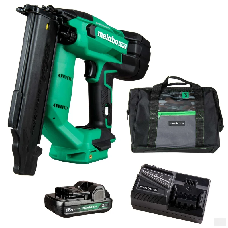 Metabo-HPT 18V MultiVolt Brushless 18-Gauge Compact Brad Nailer 2.0Ah KitHPT-NT1850DFTM