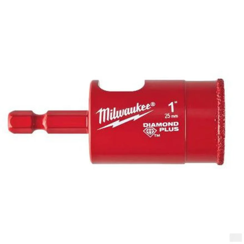 Milwaukee 1-inch Diamond Plus Hole Saw w/ Arbor 49-56-0517