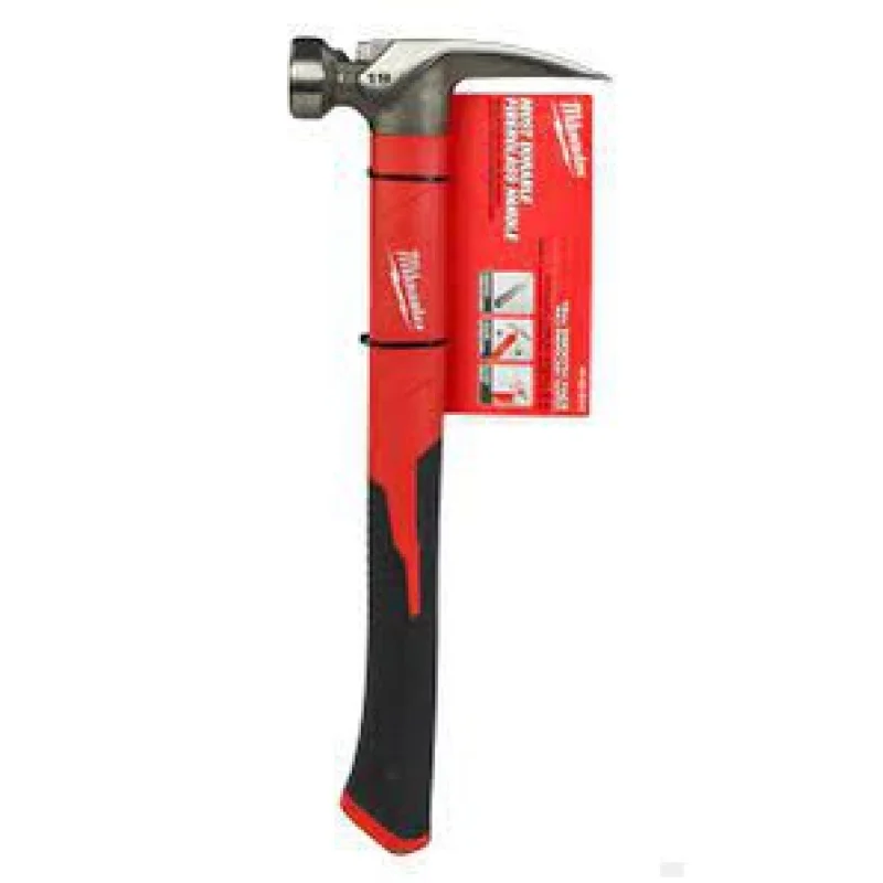 Milwaukee 19oz Smooth Face Poly/Fiberglass Handle Hammer 48-22-9316