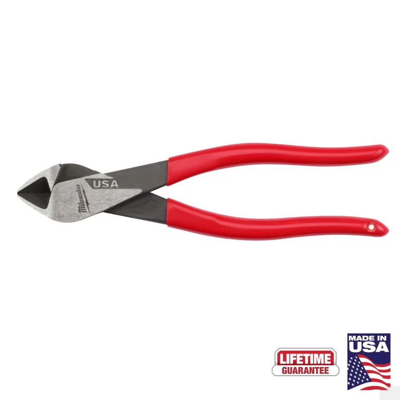 Milwaukee 8″ Diagonal Dipped Grip Cutting Pliers (MT508)
