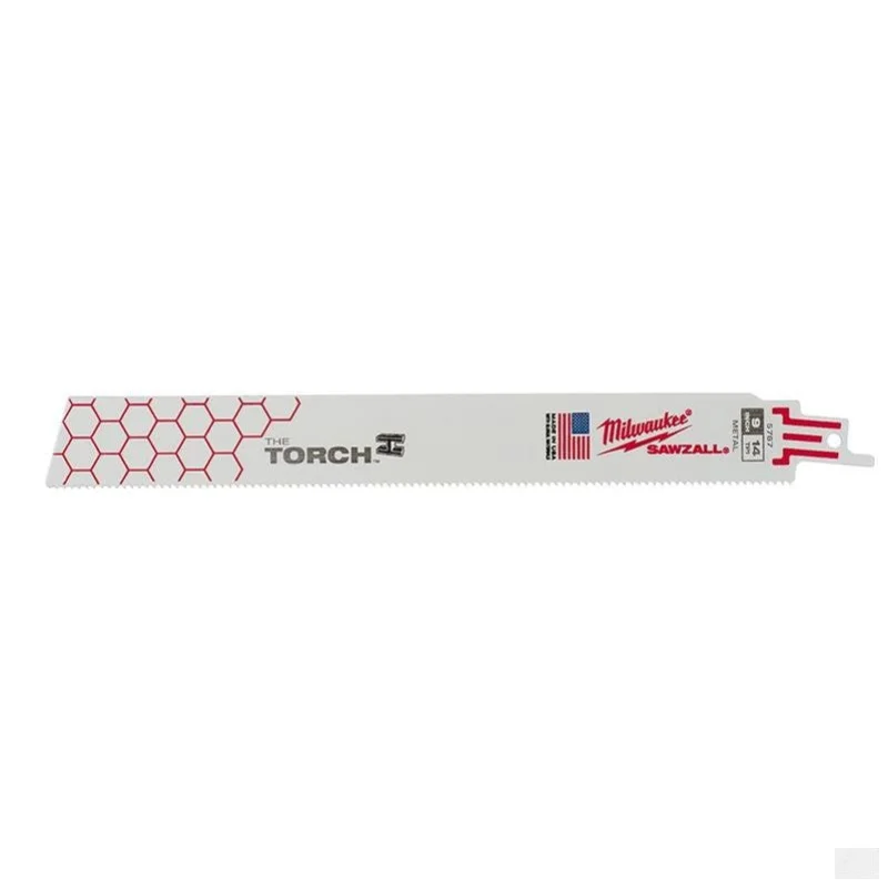 MILWAUKEE 9″ 14 TPI The Torch Sawzall Blade (5 Pk) 48-00-5787