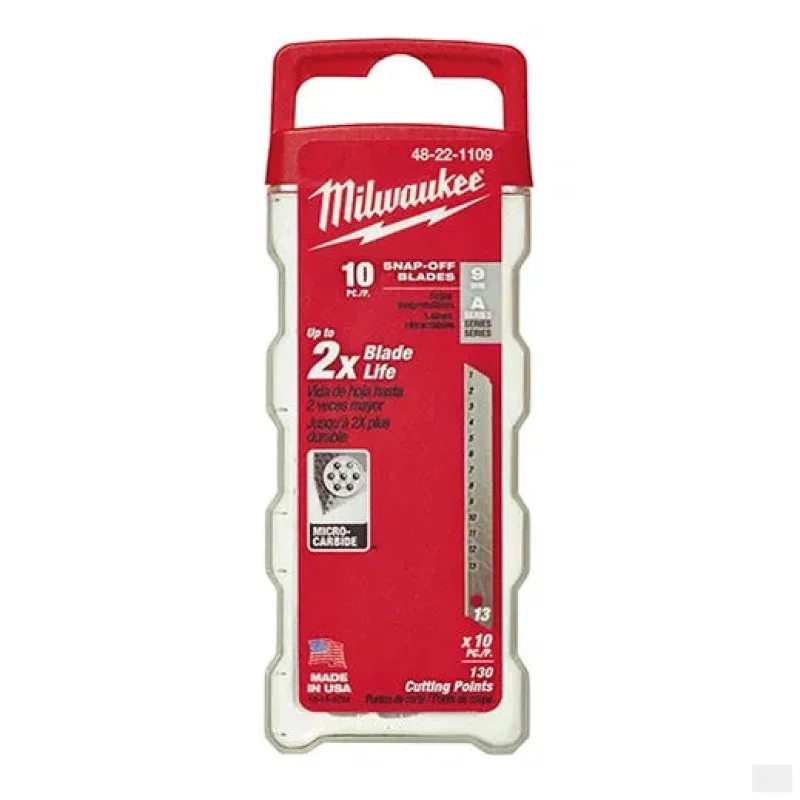 Milwaukee 9mm General Purpose Snap Blades (10 PK