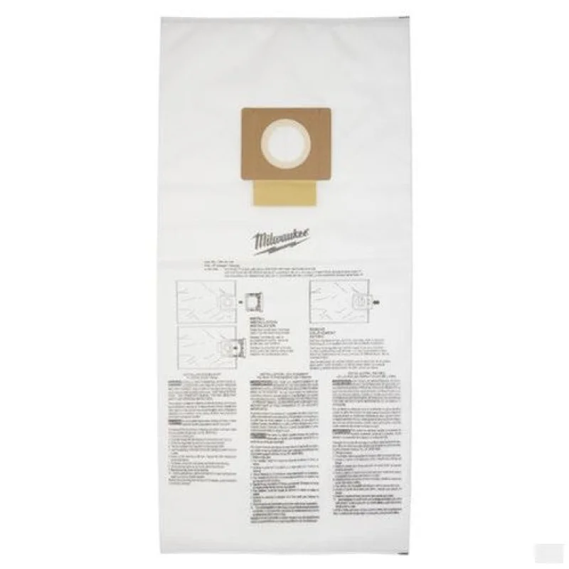 Milwaukee Fleece Dust Bags (5PK) – 12 Gallon 49-90-1999