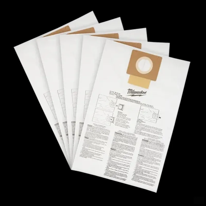 Milwaukee Fleece Dust Bags (5PK) – 6 Gallon 49-90-1979