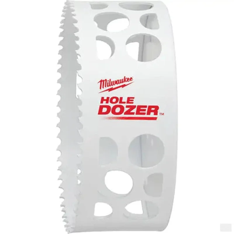 MILWAUKEE Hole Dozer Hole Saw, 4-3/4″, 1-5/8″ Depth of Cut, Bi-Metal 49-56-9650