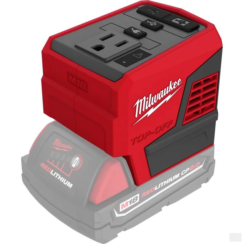 Milwaukee M18 18V Lithium-Ion 175-Watt Powered Compact Inverter for M18 Batteries (Tool-Only) {2846-20}