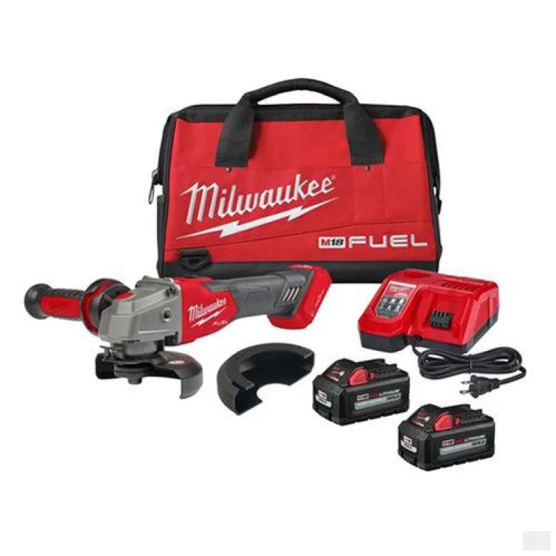 Milwaukee M18 FUEL 4-1/2in/ 5in Braking Grinder w/ ONE-KEY Slide Switch 2883-22