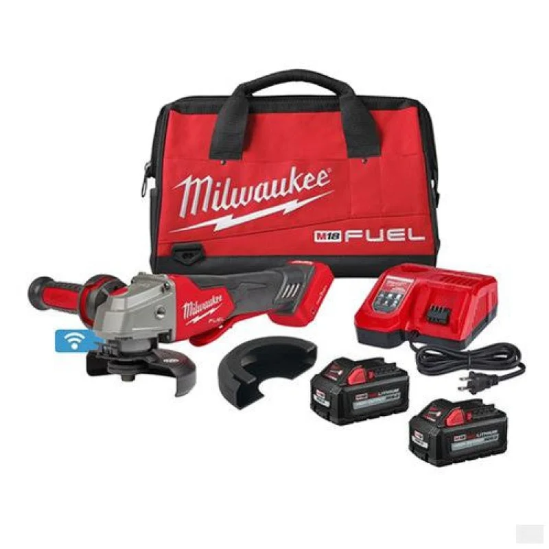 Milwaukee M18 FUEL 4-1/2n / 5in Braking Grinder w/ ONE-KEY Paddle Switch 2882-22