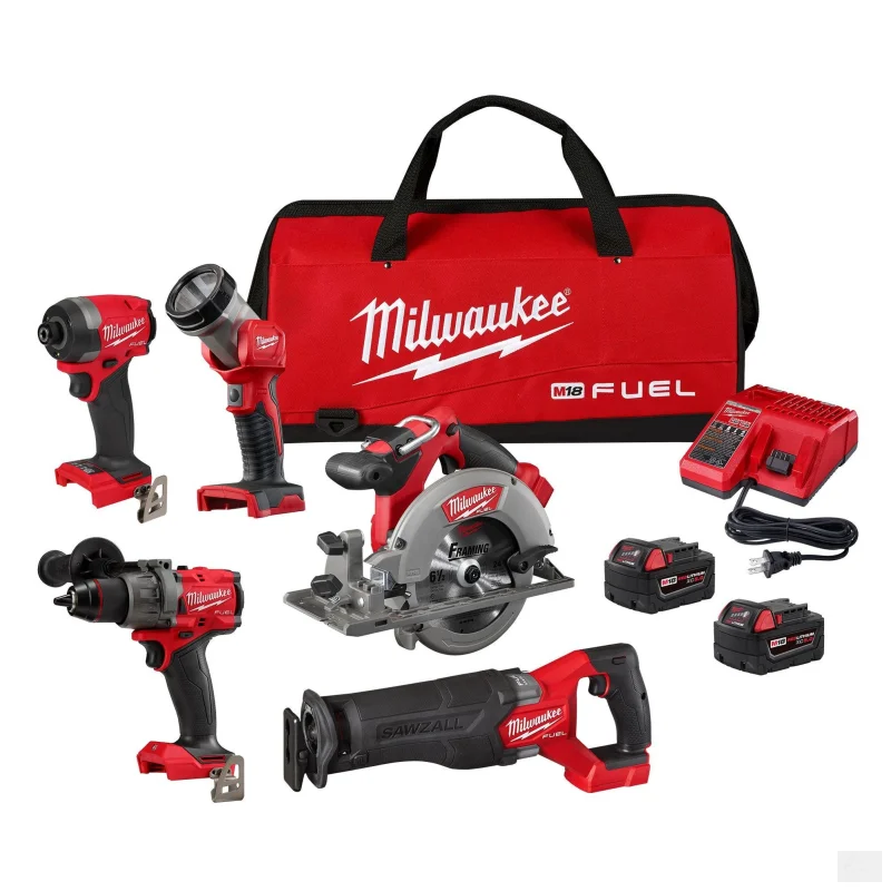 Milwaukee M18 FUEL 5pc Combo Kit (3697-25)