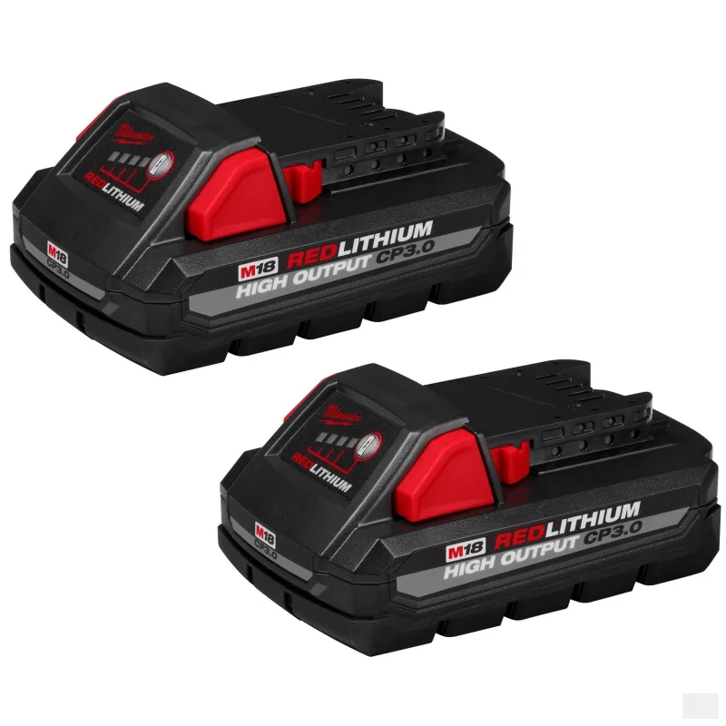 Milwaukee M18 REDLITHIUM HIGH OUTPUT CP3.0 Battery 2-Pack (48-11-1837)