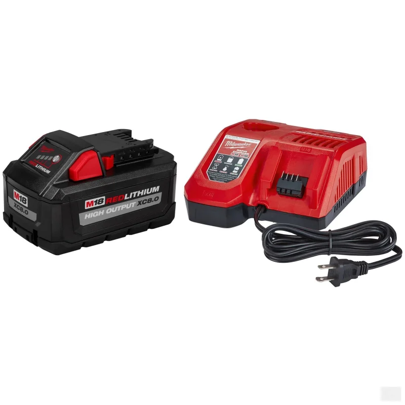 Milwaukee M18 REDLITHIUM HIGH OUTPUT XC8.0 Starter Kit (48-59-1880)