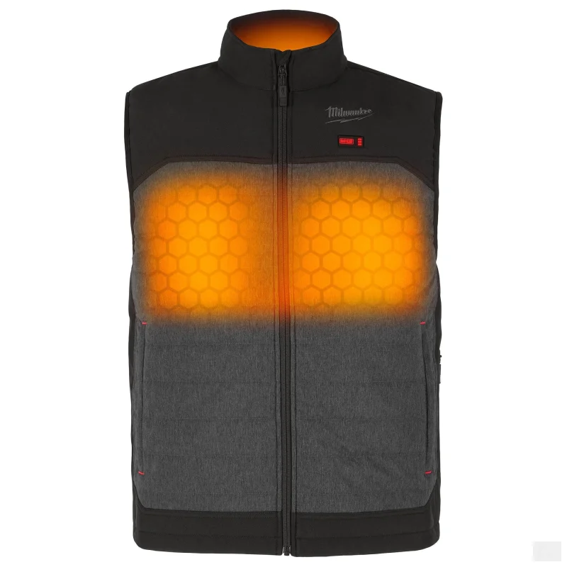 Milwaukee Men’s M12 AXIS Gray Heated Vest Kit (M300G-21)