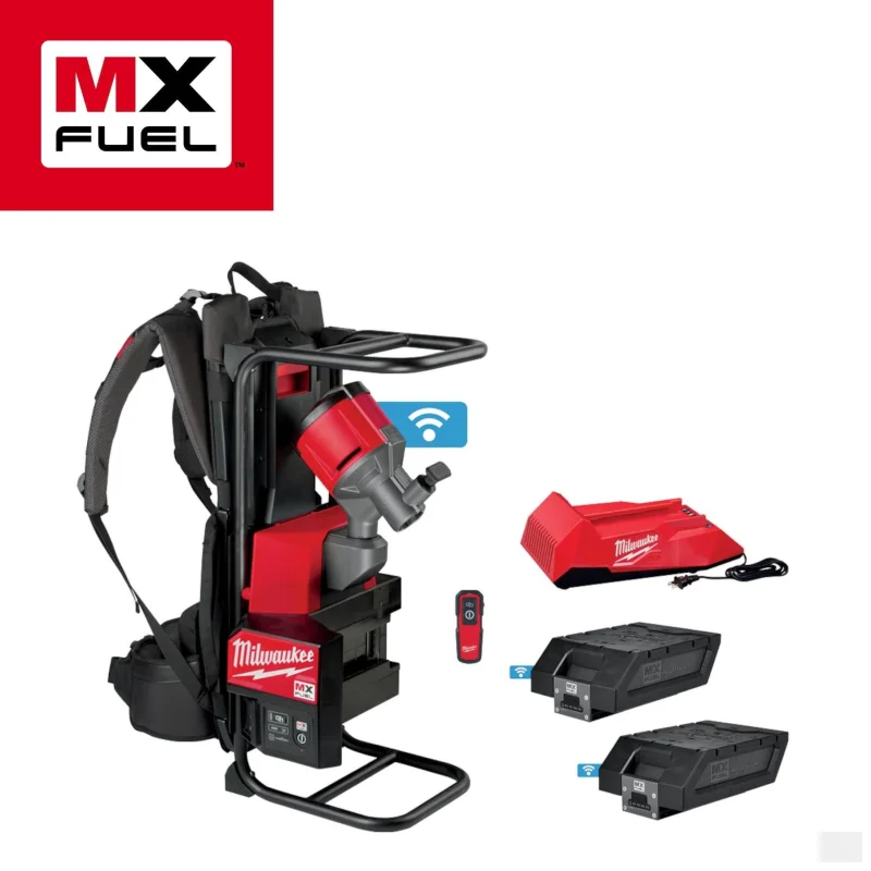 Milwaukee MX FUEL Backpack Concrete Vibrator Kit MXF371-2XC