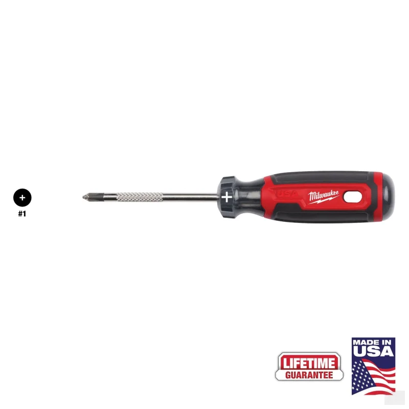 Milwaukee Phillips 3″ Cushion Grip Screwdriver (MT201)