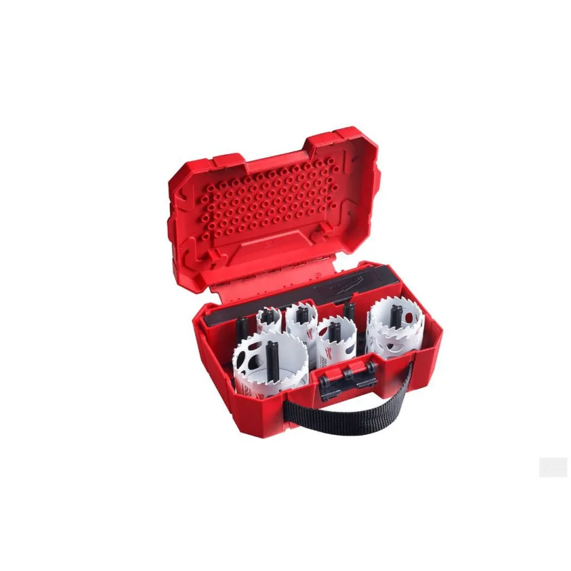 Milwaukee Tool 10 PC HOLE DOZER with Carbide Teeth Electrician’s Hole Saw Kit (49-22-3084)