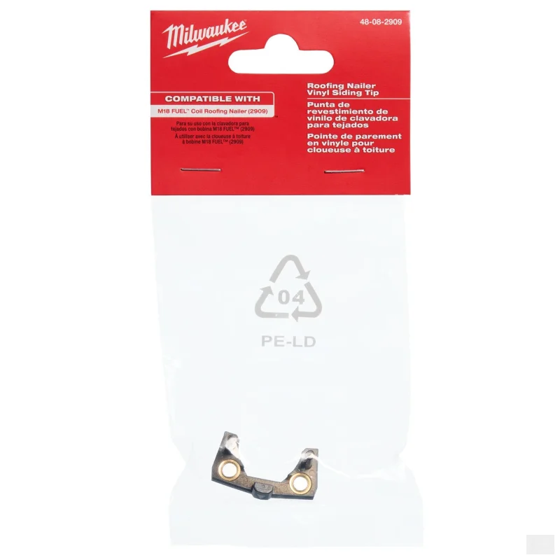Milwaukee Tool M18 FUEL Coil Roofing Nailer Vinyl Siding Tip (48-08-2909)