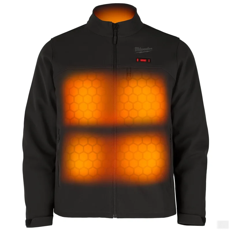 Milwaukee Tool Men’s M12 TOUGHSHELL Black Heated Jacket {Jacket Only} (M100-20)
