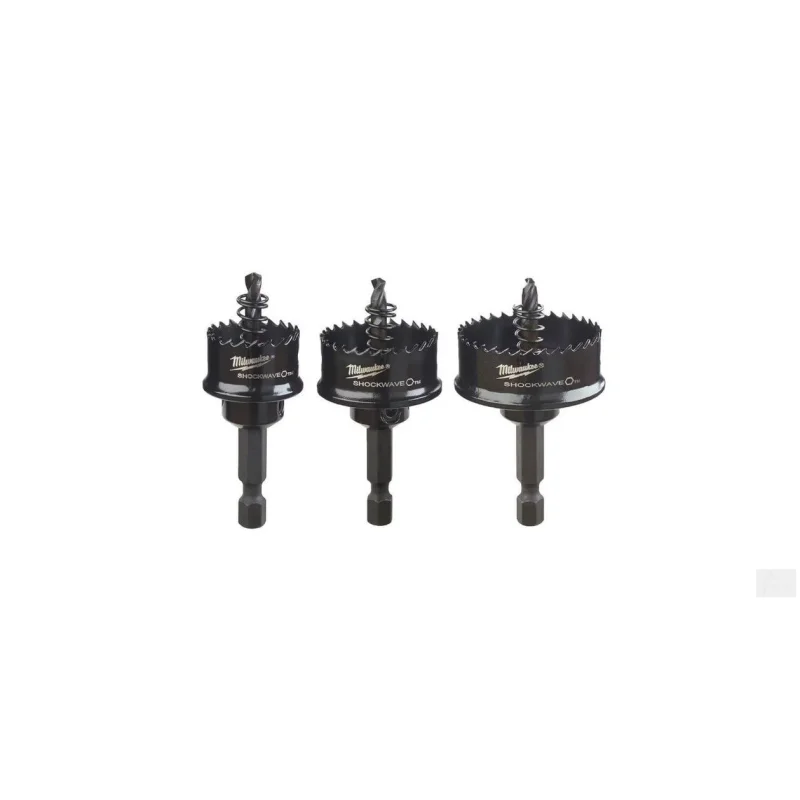 Milwaukee Tool SHOCKWAVE Thin Wall Hole Saw Kit (3-Piece) {49-22-4800}