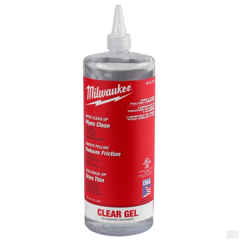 Milwaukee Wire & Cable Pulling Clear Gel Lubricant (48-22-4135)