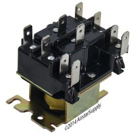 Carrier P283-0340 2-Pole Fan Relay 24V Coil
