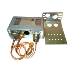 Johnson Controls P70SA-1 Dual Pressure Controller 12-80 PSI Low 100-425 PSI High 36" Capillary