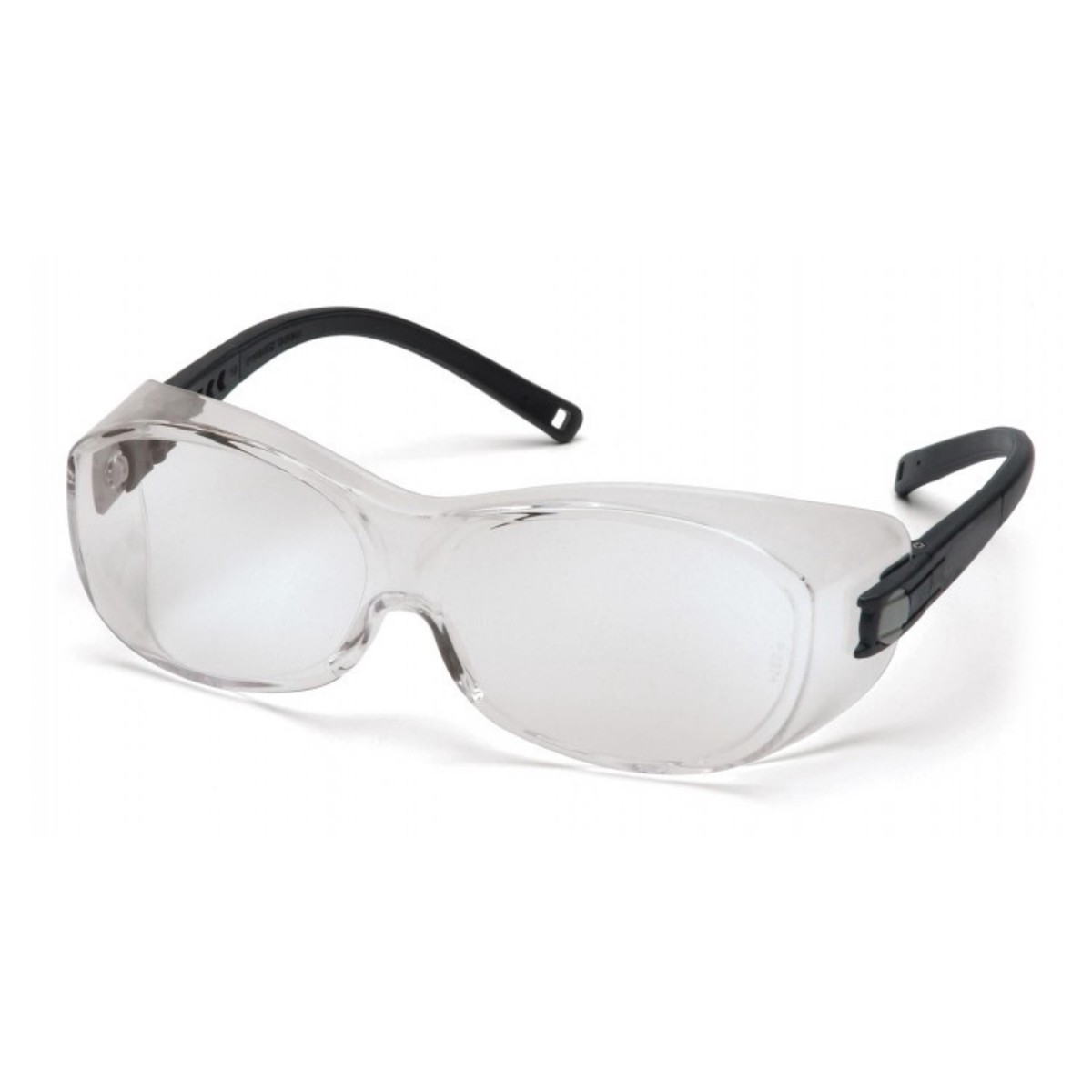 PYRAMEX-S3510STJ Clear H2X Anti-Fog Lens with Black Temples