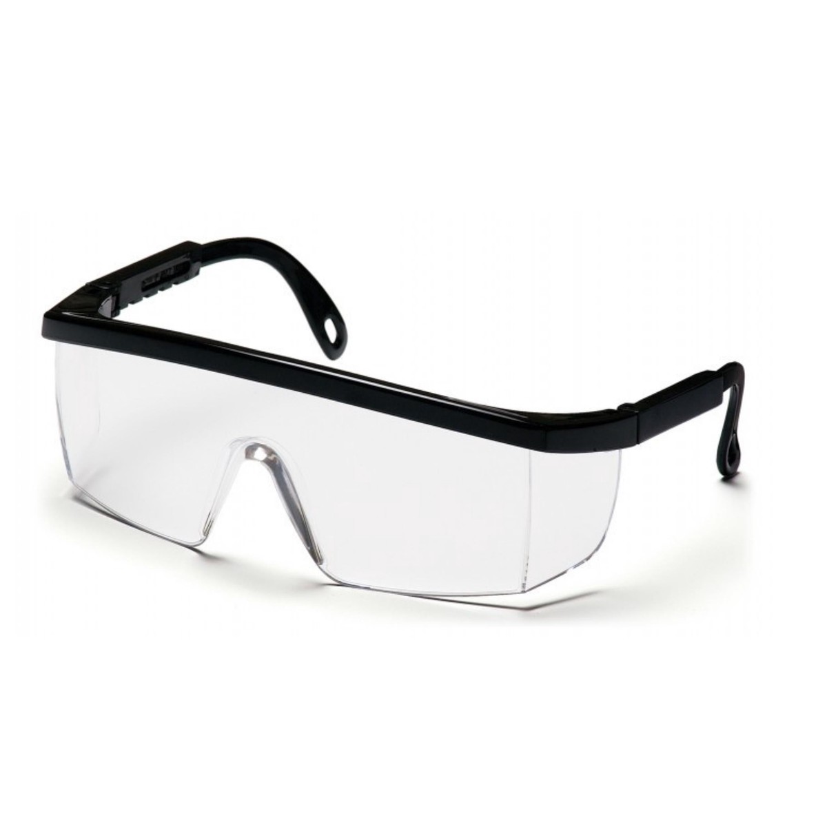 PYRAMEX-SB410ST Clear Anti-Fog Lens with Black Frame