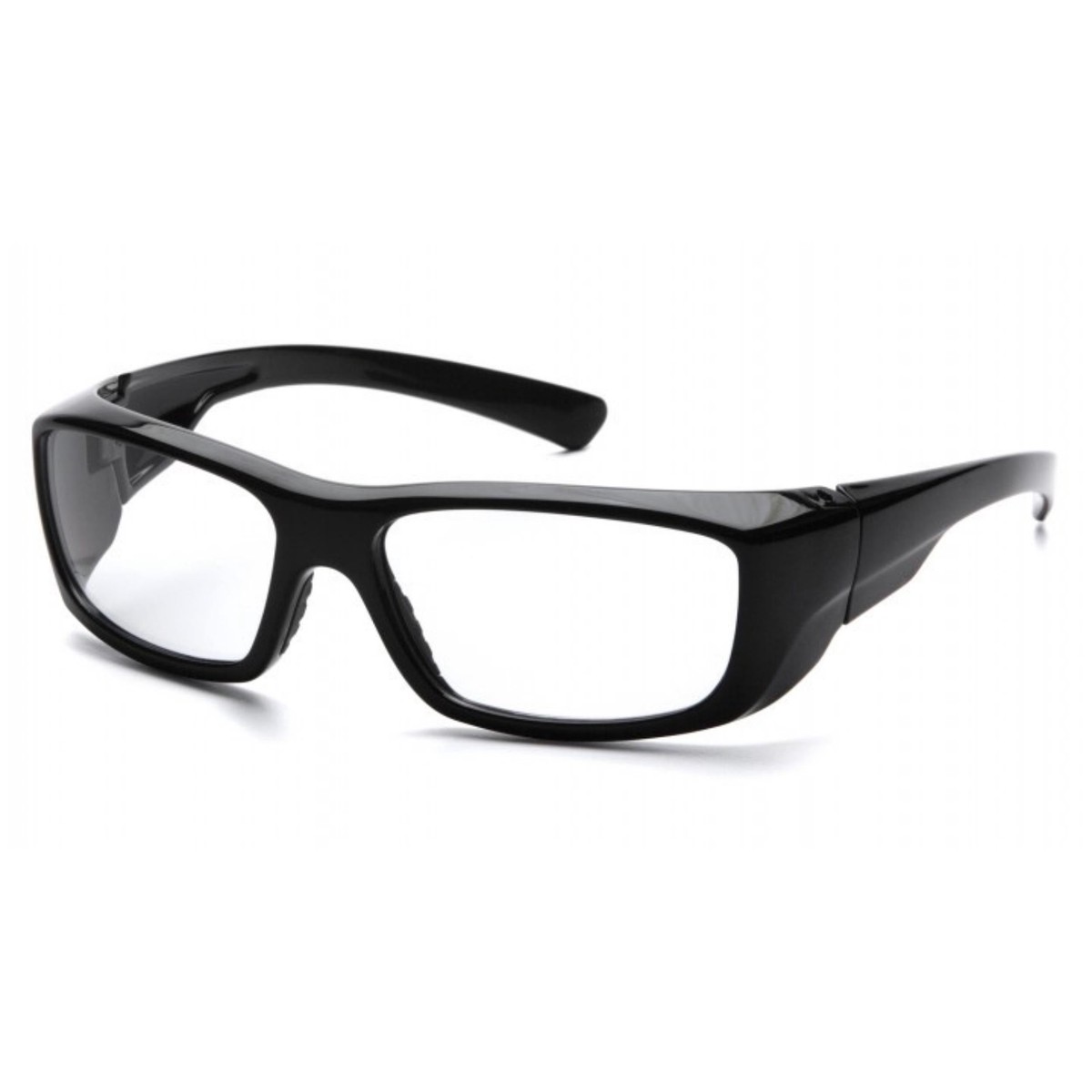 PYRAMEX-SB7910DRX Clear Lens with Black Frame