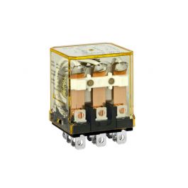 IDEC Relays RH3B-ULAC120V 3PDT Blade Power Relay W/Indicator 120V