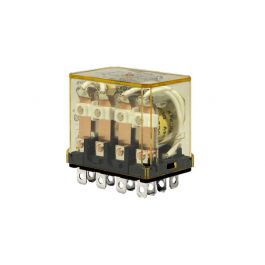 IDEC Relays RH4B-UAC24V 4-PDT Plug In Relay 24 VAC