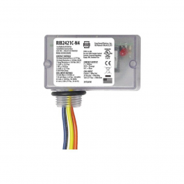 Functional Devices RIB2421C-N4 SPDT Enclosed Relay 10A 24V/120V - 277V
